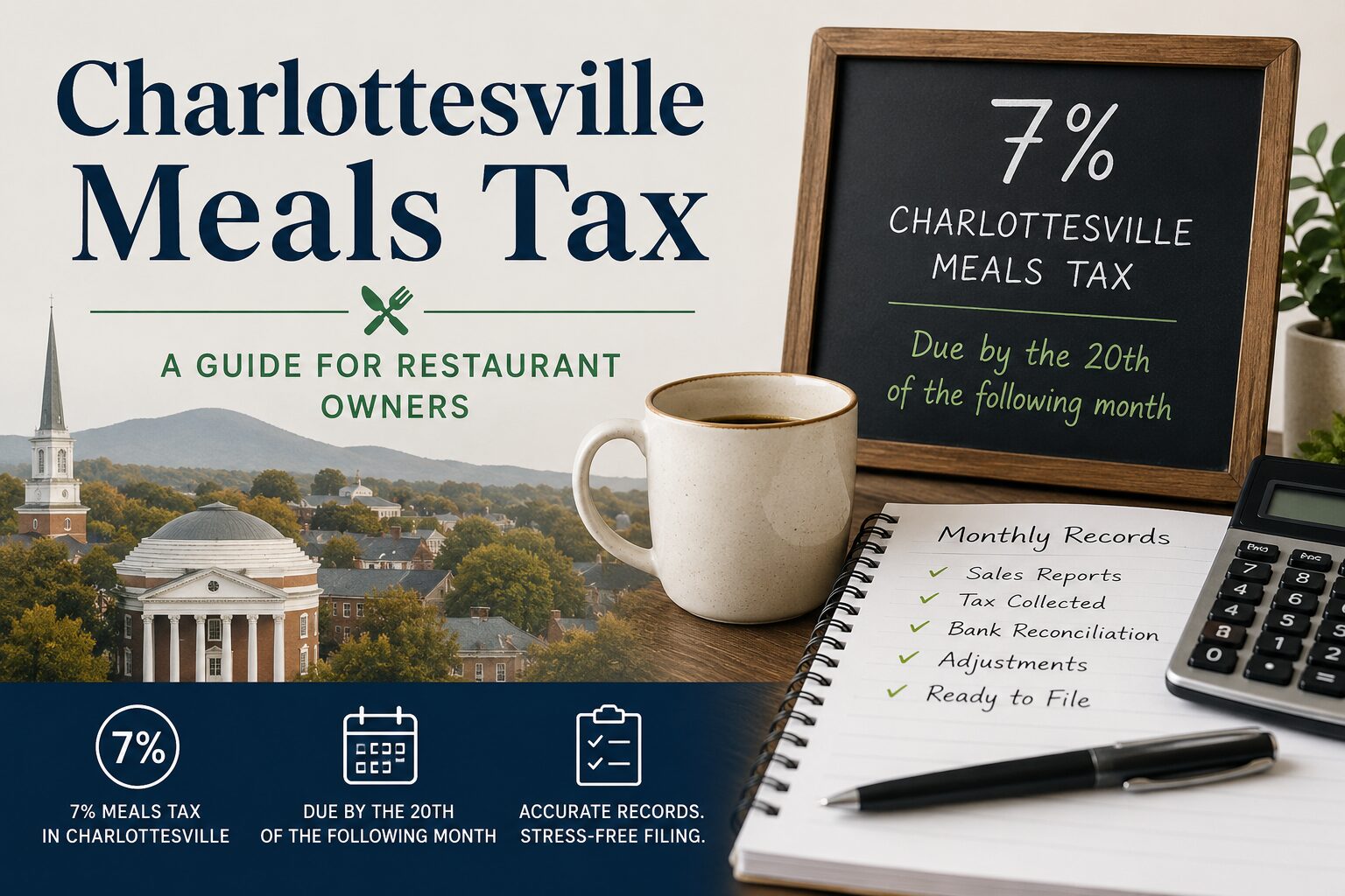 Charlottesville Meals Tax: What Local Restaurant Owners Need to Know